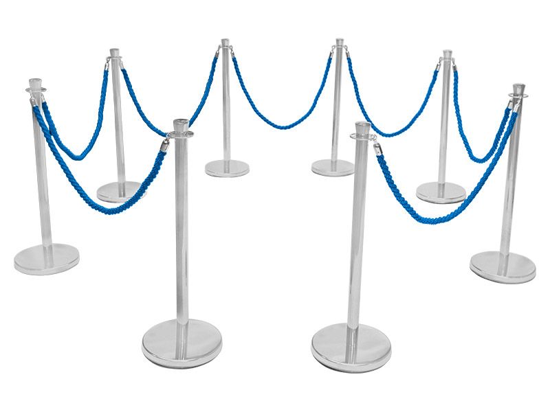 Barrier Posts and Ropes Free Delivery