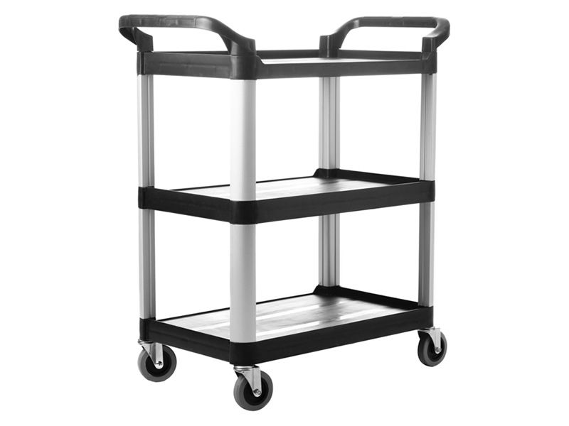 3 Tier Wooden Detachable Serving Trolley Cart Clearing Trolley Catering Trolley On Wheels With Brake For Bathroom Kitchen Storage Catering Trolley 