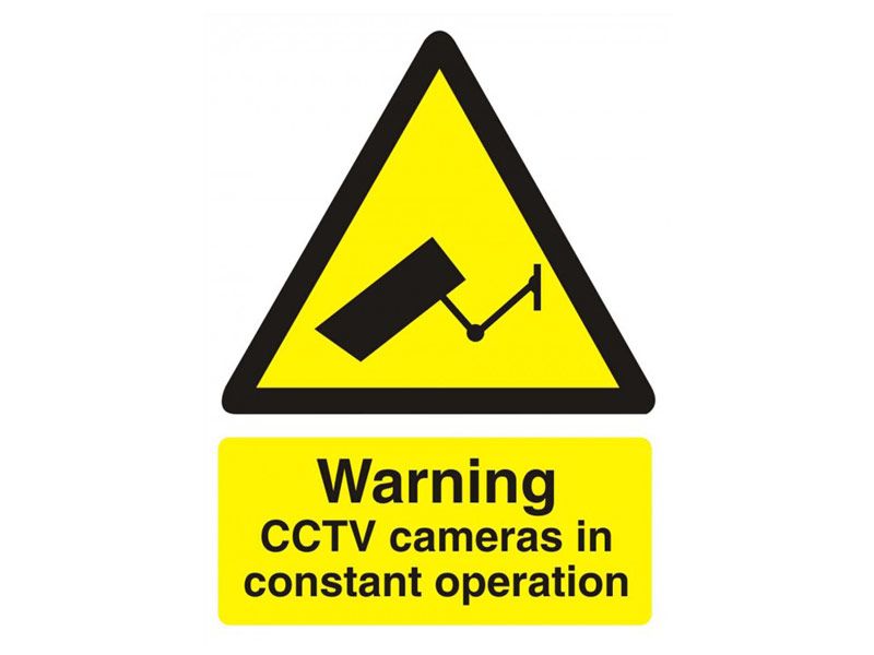 CCTV Signs Free Delivery