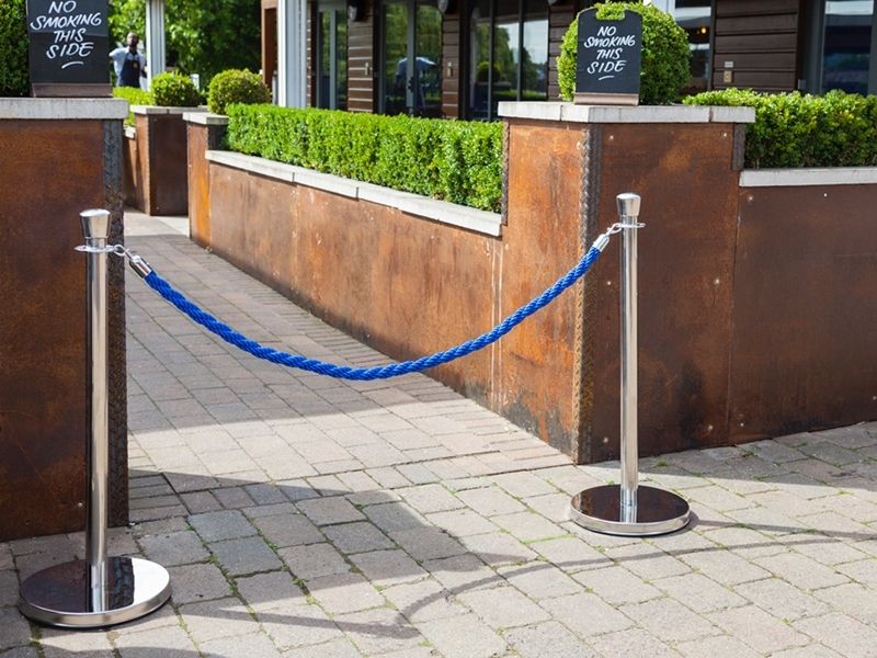 Stanchion Post and Rope Free Delivery