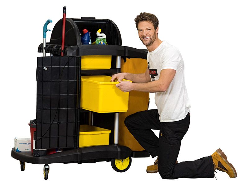 Cleaning Trolley Free Next Day Delivery