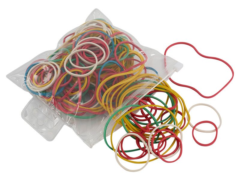 Kiwinvou Coloured Rubber Bands,Elastic Stretchable Band Stationery Document Organizing For - View #6