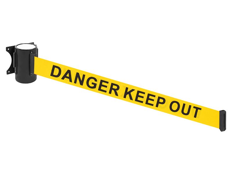 Danger Keep Out Retractable Barrier