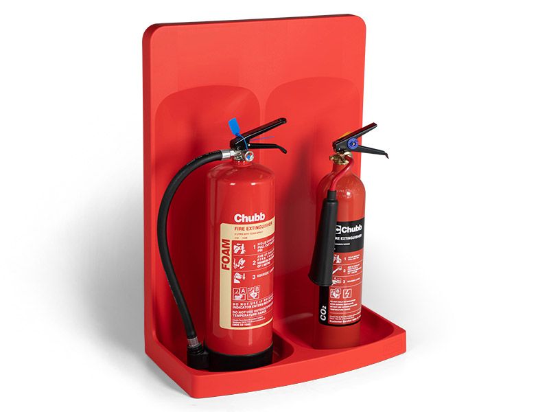 Double Extinguisher Stand
