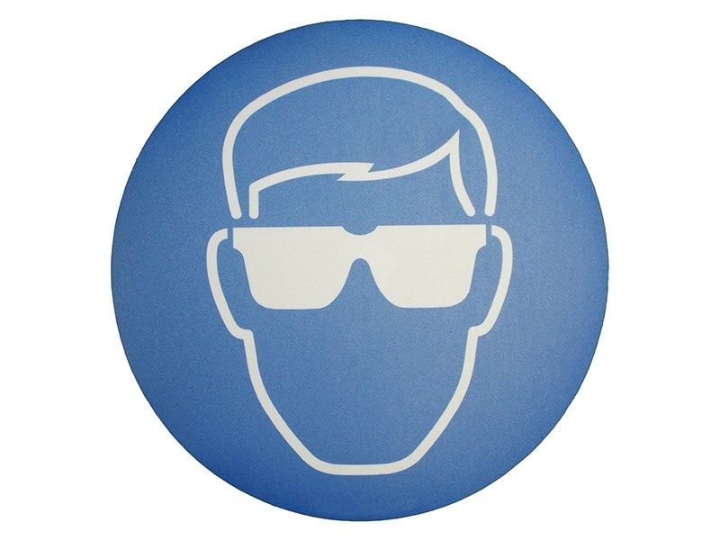 Eye Protection Floor Symbol Marker Free Delivery