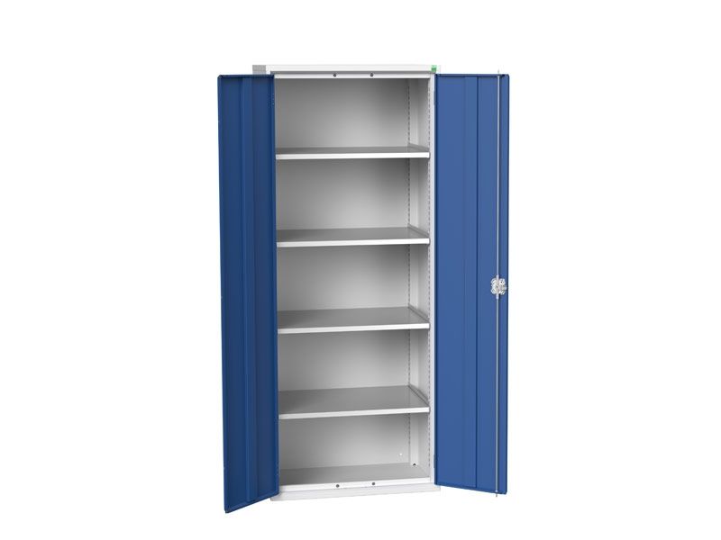 Freestanding Workshop Cupboard with 4 Shelves (2000 x 800 x 550)