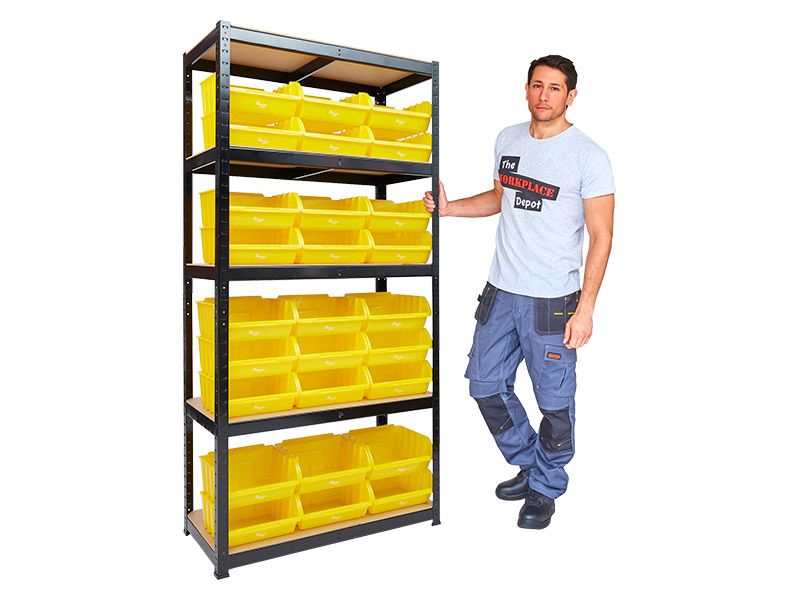 Industrial Bin Shelving Free UK Next Day Delivery