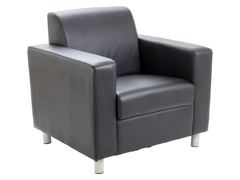 Single shop leather armchair