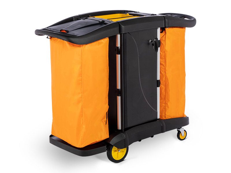 Lockable Cleaning Trolley Free Next Day Delivery