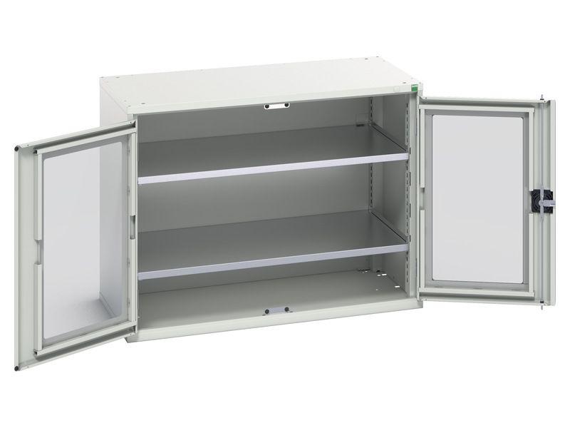 Steel cabinet deals with glass doors