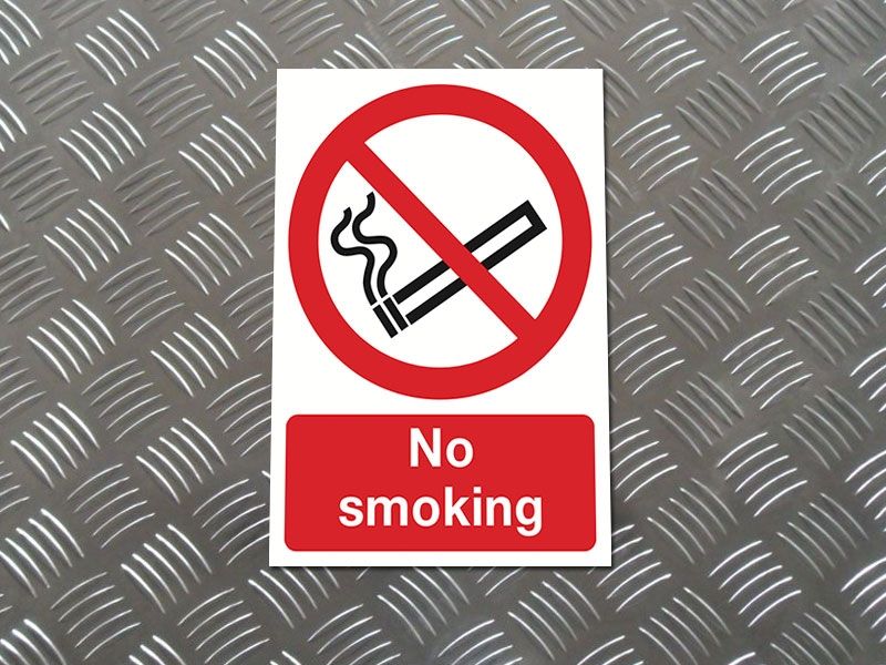 No Smoking Prohibition Sign Free Delivery