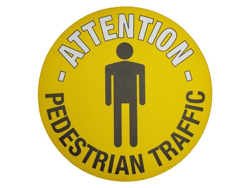 Pedestrian Traffic Floor Symbol Marker