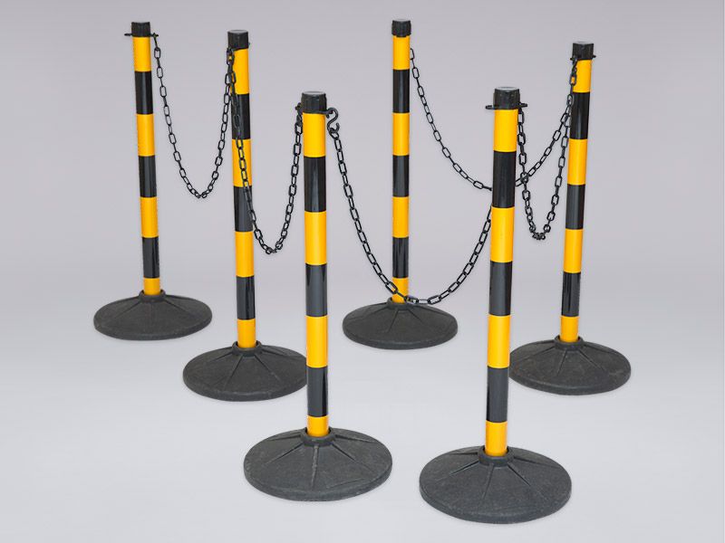 Post and Chain Barriers Free UK Next Day Delivery