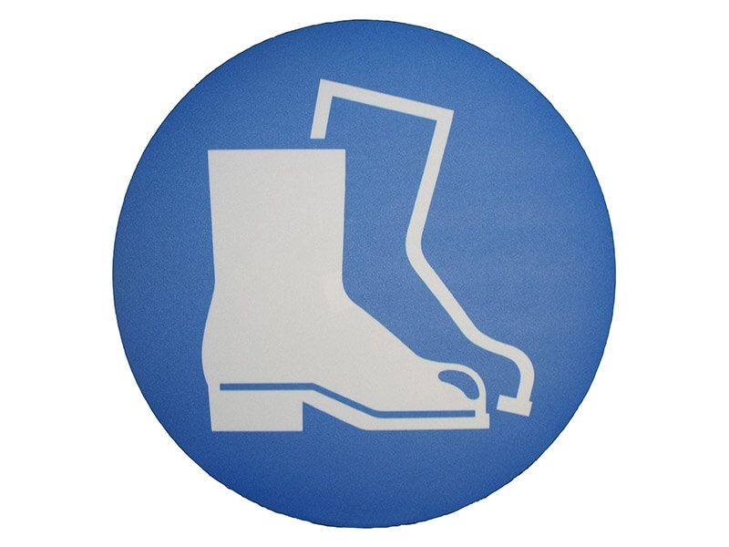 Protective Footwear Floor Graphic Marker