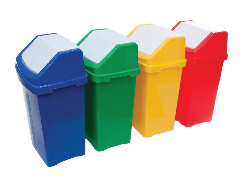 Recycling Flip Top Bins Free Delivery