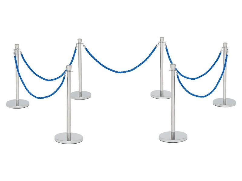 Rope and Post Barrier