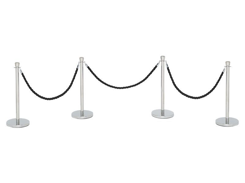 Rope Barrier Posts Free Delivery