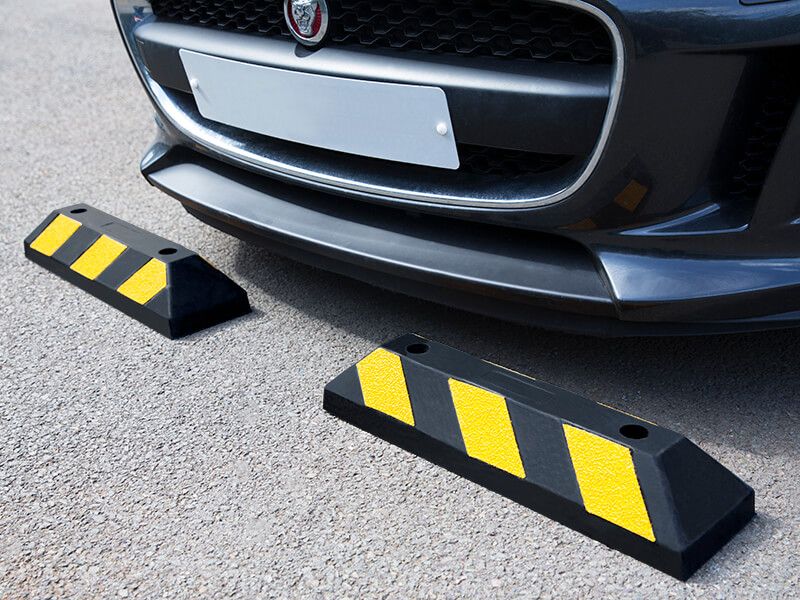 Rubber Curb Stops Free Delivery