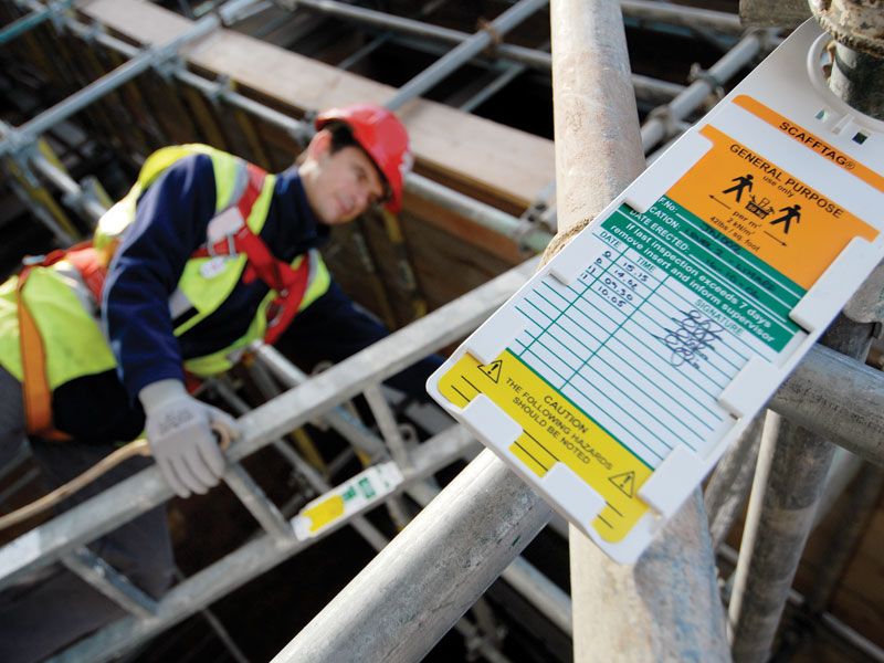 Scaffold Tags Free Delivery
