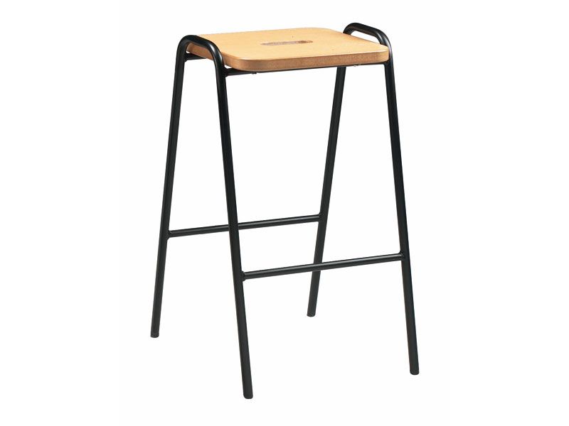 Beech Stacking Stool for Schools