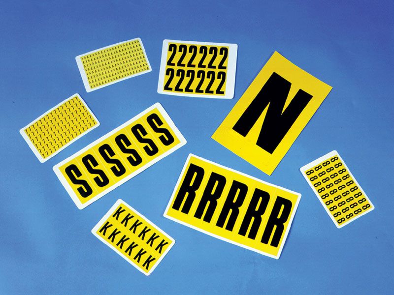 Self Adhesive Vinyl Numbers & Letters Free Delivery