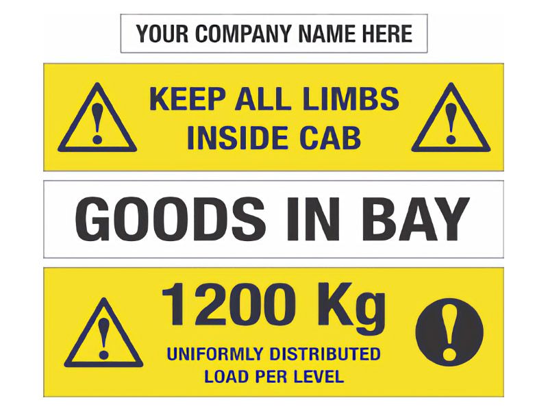 Shelf information Labels Free Delivery