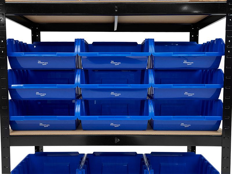 Shelf Unit with Bins Free UK Next Day Delivery