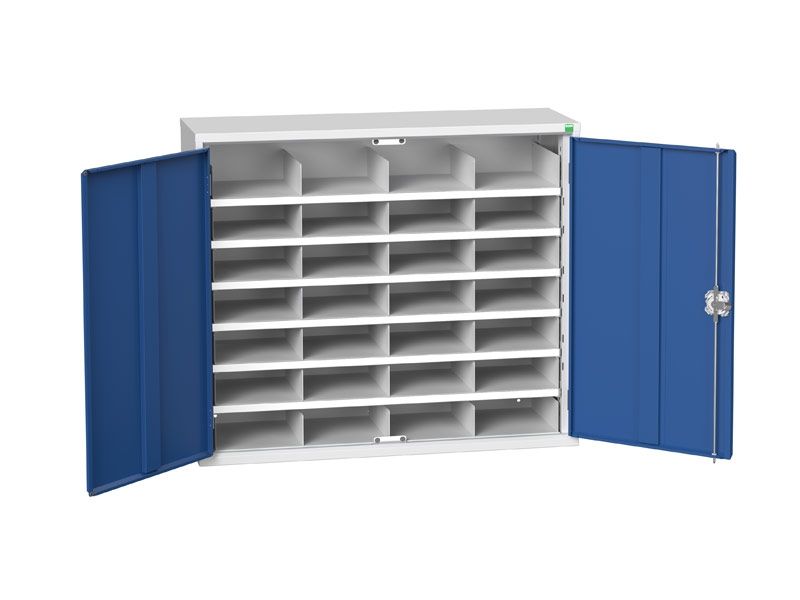 Steel Cupboard with 28 Compartments