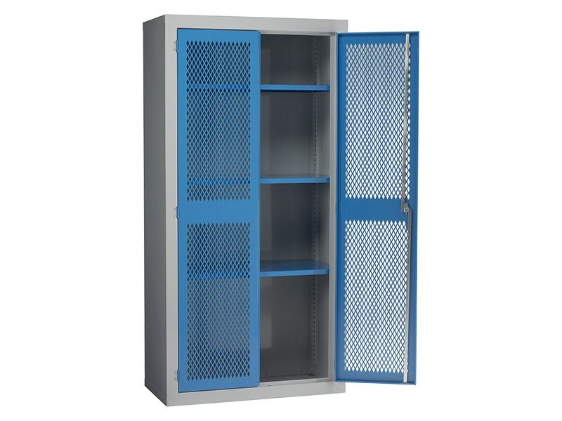 Steel Mesh Double Door, 3 Shelves Free Delivery