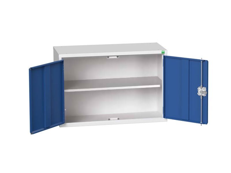 Wall Mounted Wide Workshop Tool Cabinet with 1 Shelf