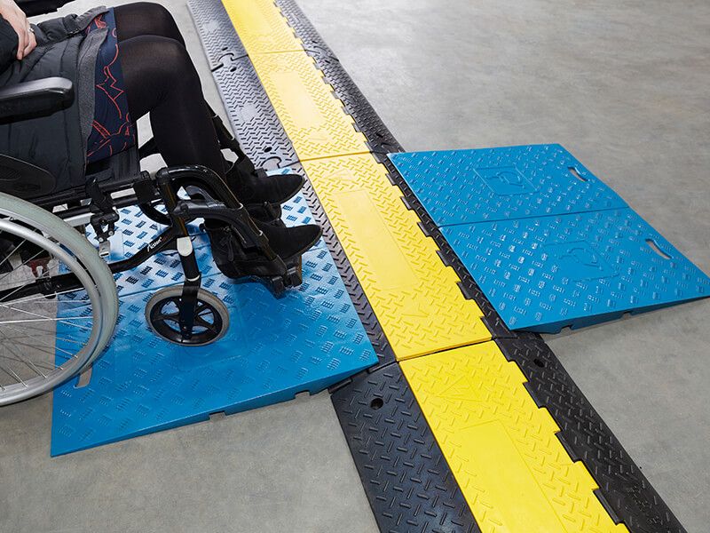 Wheelchair Ramp for Cable Protector