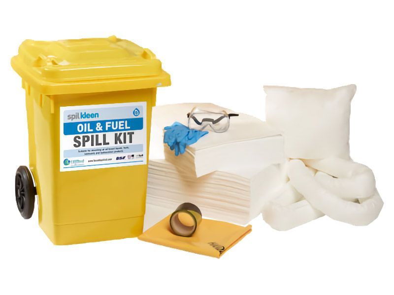 Wheelie Bin Oil & Fuel Spill Kit