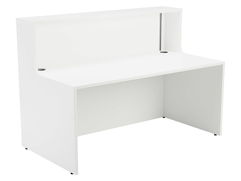 White Reception Desk