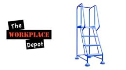 Mobile Steps with Handrail