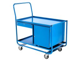 2 Tier Steel Trolley