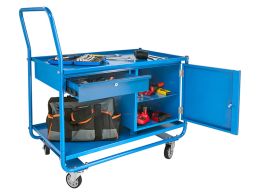 2 Tier Steel Trolley