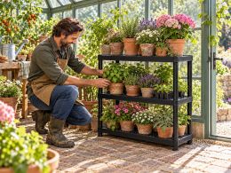3 Tier Plastic Shelving