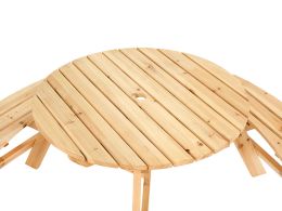 6 Seater Round Bench