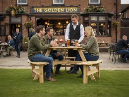 6 Seater Round Bench