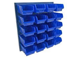 Louvre Panel with Storage Bins