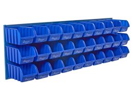 Louvre Panel with Plastic Bins