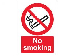 "No Smoking, It Is Against The Law" Prohibition Sign
