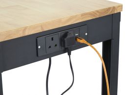 Adjustable Workbench with Plug
