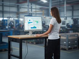 Adjustable Workbench with Plug