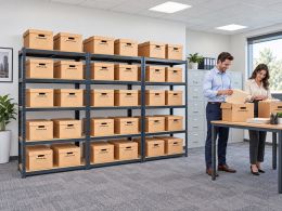 Archive Shelving System - 5 Shelves, 1800 × 2700 × 400mm - 175kg UDL Per Shelf