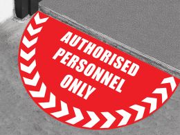 Authorised Personnel Floor Graphic Marker