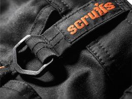 Scruffs Black Stretch Worker Trousers