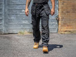 Scruffs Black Stretch Worker Trousers