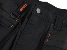 Scruffs Black Worker Holster Trousers