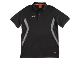 Scruffs Black Worker Polo